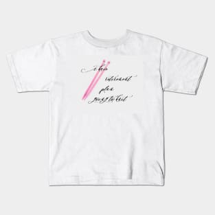 I Have Retirement Plan Going to Knit  by Suzy Hager Kids T-Shirt